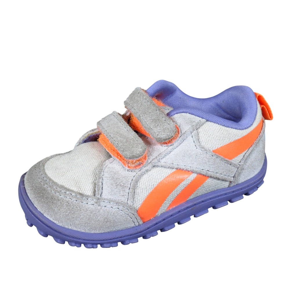 Reebok Ventureflex Toddler‎ Sneakers Size 4 Play Shoes Grey Orange Purple